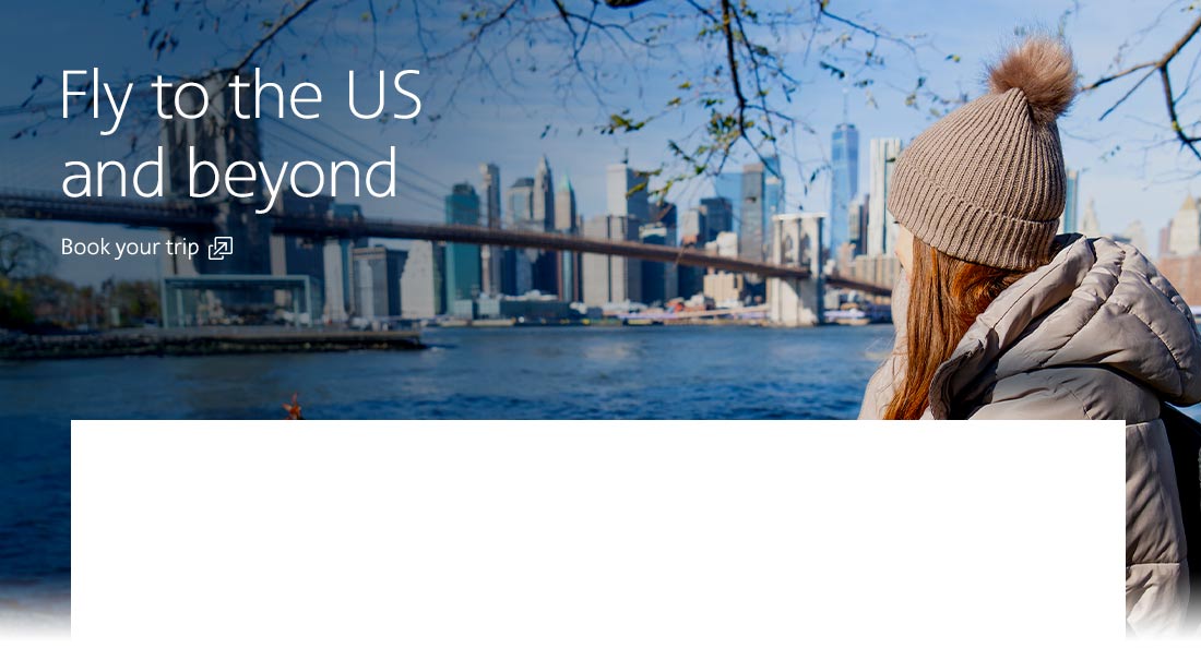 Search low fares to the US and beyond